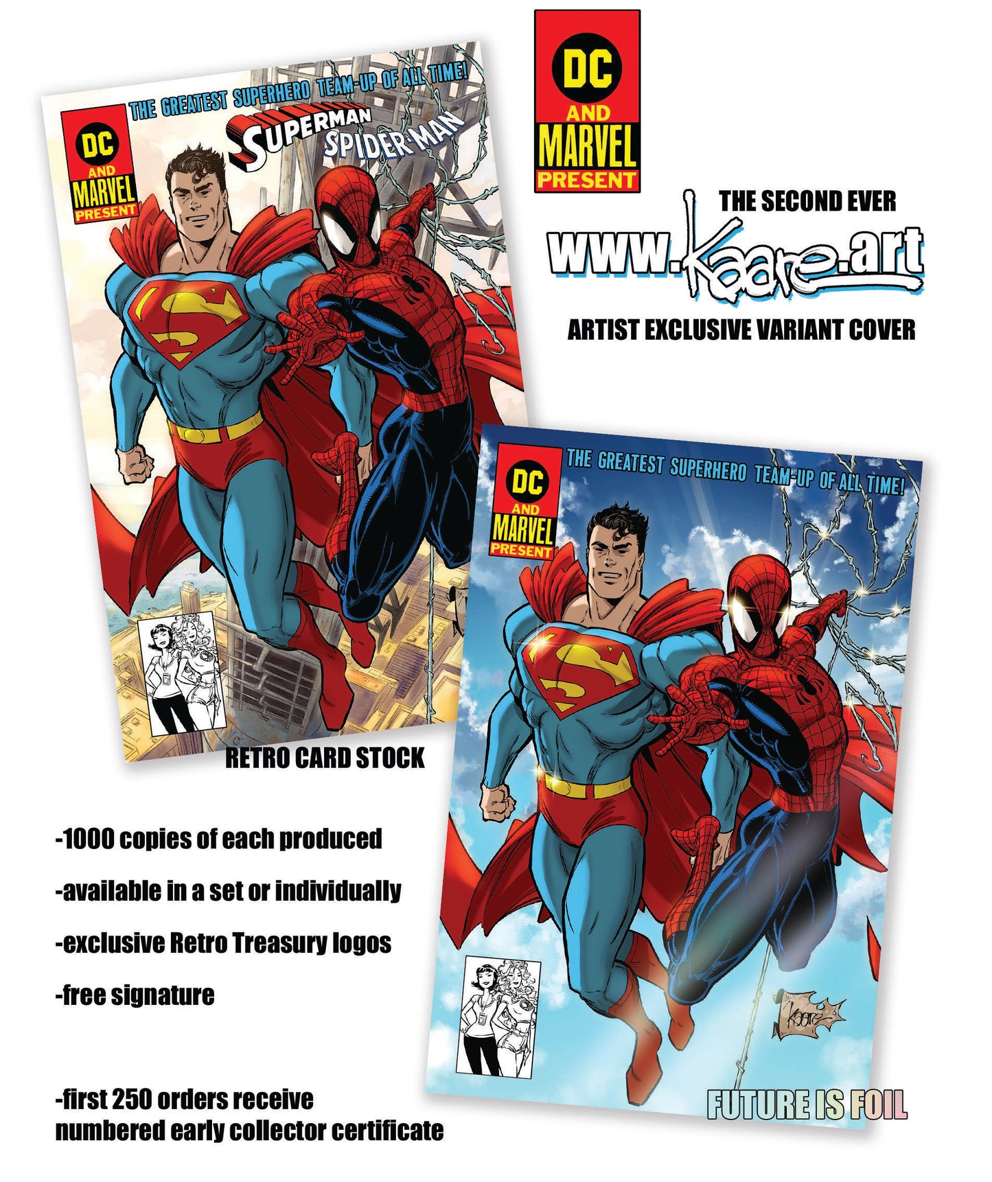 Superman & Spider-Man #1: THE LEGACY SET